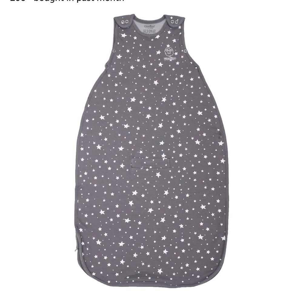 Woolino Toddler Sleeping Sack, 4 Season, Merino Wool and Organic Cotton size 2-4